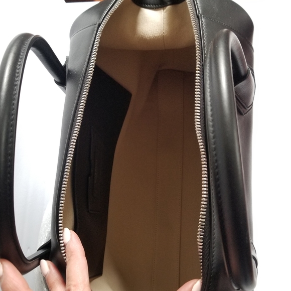 Givenchy Antigona Leather Satchel Shoulder Bag Black - Picture 9 of 12